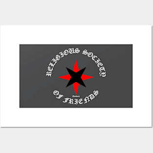 Religious Society Of Friends Quakers Symbol Gothic Pocket Posters and Art